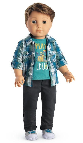 American Girl's first boy doll, Logan Everett.