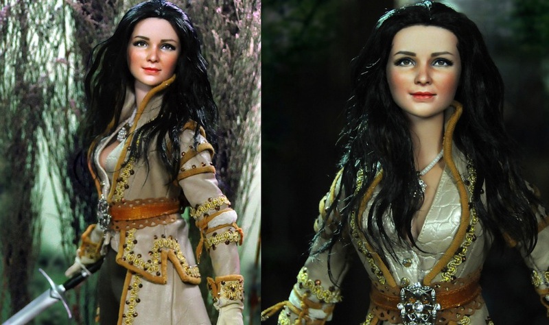 Noel Cruz’s transformative skills turn a fashion doll into Snow White from OUAT.