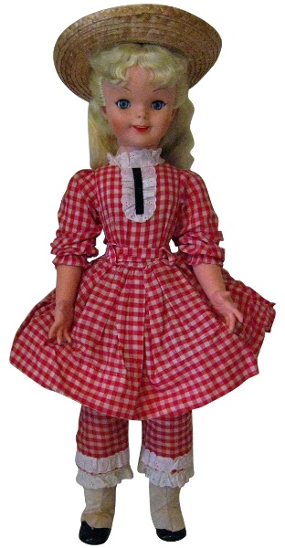 Pollyanna collectible doll made by Uneeda.