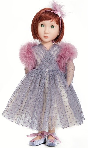 Clementine in her party dress.