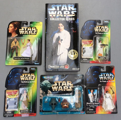 Leia loot! Just some of the memorabilia that has been made.