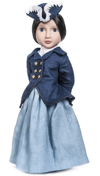 Lydia in her riding costume.