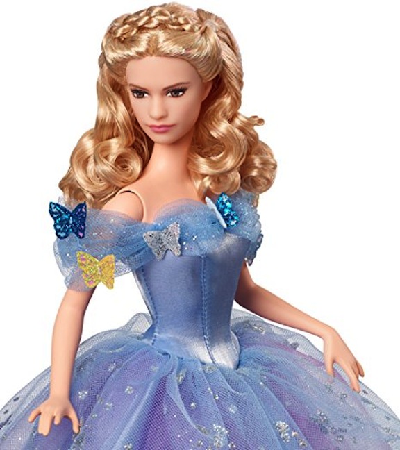 Cinderella Portrait Doll of Lily James.