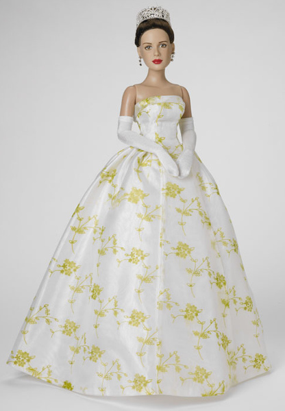 Hathaway captured as a royal princess doll.