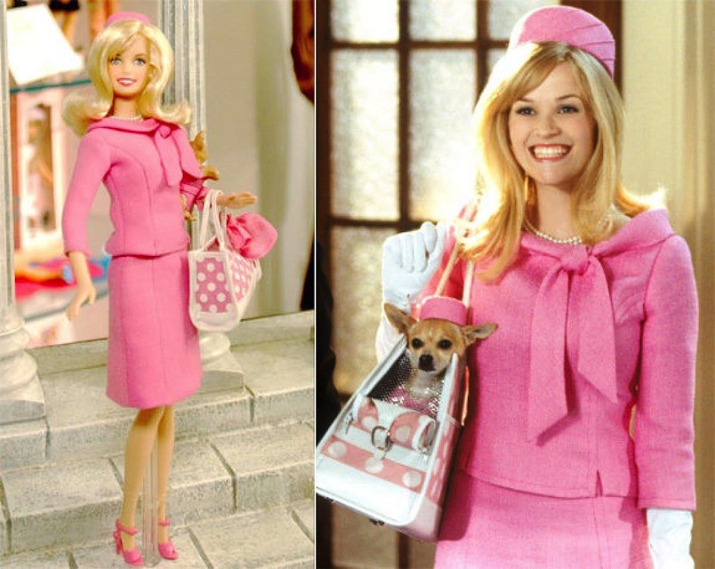 Which is Reese Witherspoon and which is her lookalike doll?