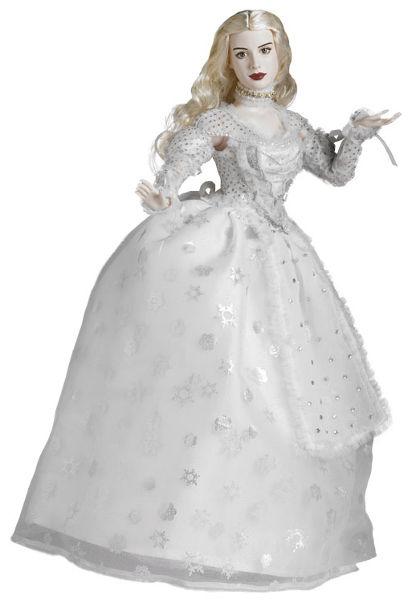 Hathaway as the White Queen, finding her inner Wonderland.