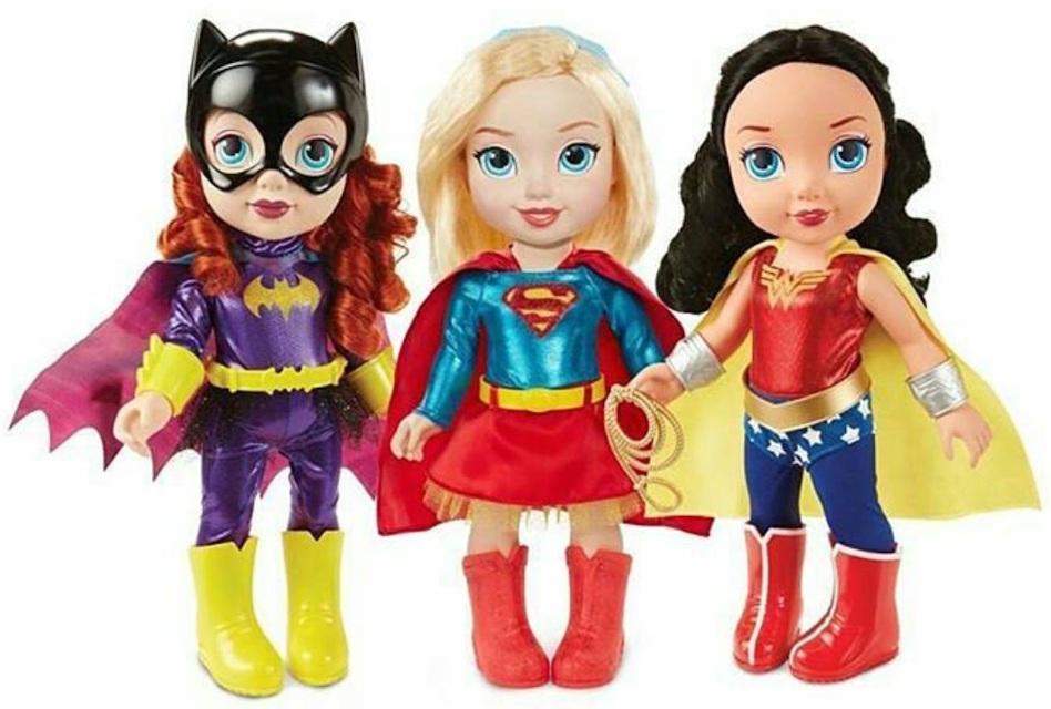 DC Superheroes as toddlers, courtesy of Jakks Pacific.