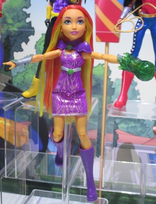 Starfire in her Mattel incarnation.