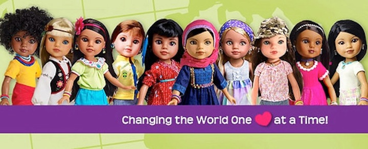 The Hearts for Hearts line was created to raise revenue for girls around the world through WorldVision.