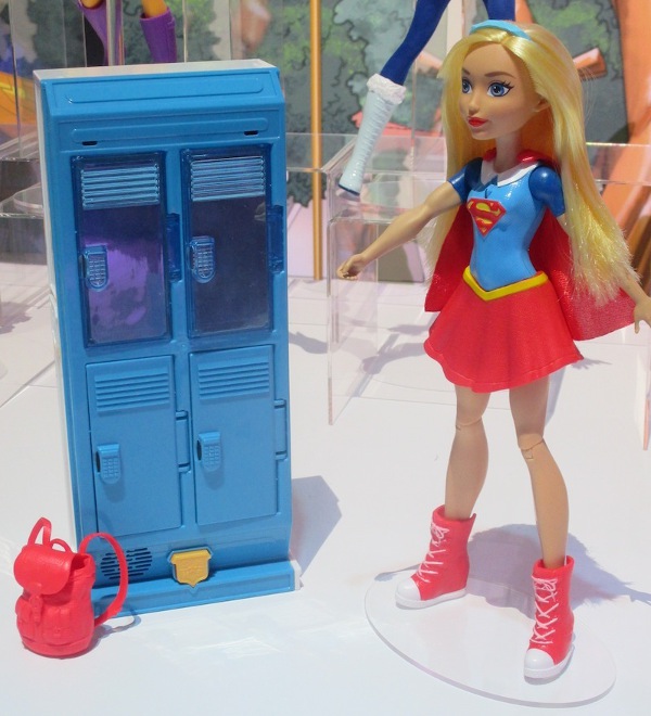 Supergirl and her X-ray–vision locker from Mattel.
