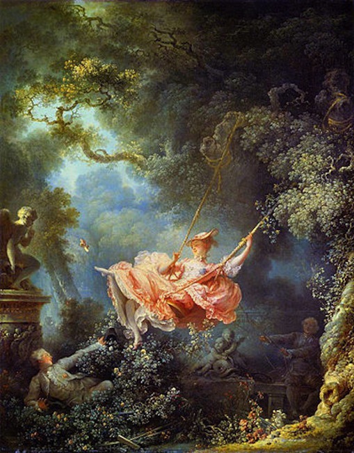 Fragonard’s “The Swing.” Image courtesy of the National Gallery of Art