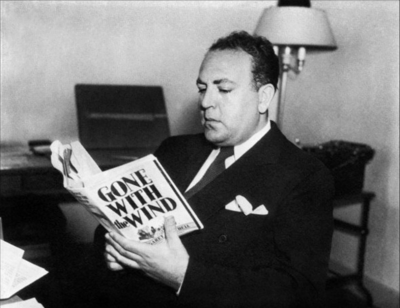 Val Lewton studying “Gone with the Wind”