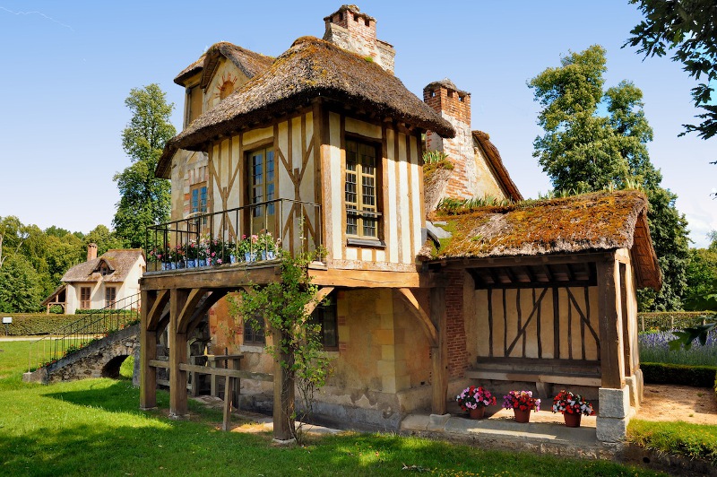 A portion of the fairy-tale village, Petit Hameau de la Reine