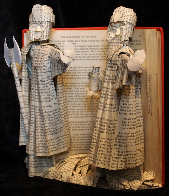 The Guardians of Argonath from Tolkien’s "The Lord of the Rings" trilogy.