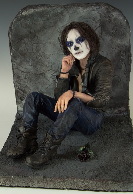 Waiting, reminiscent of Brandon Lee in “The Crow”