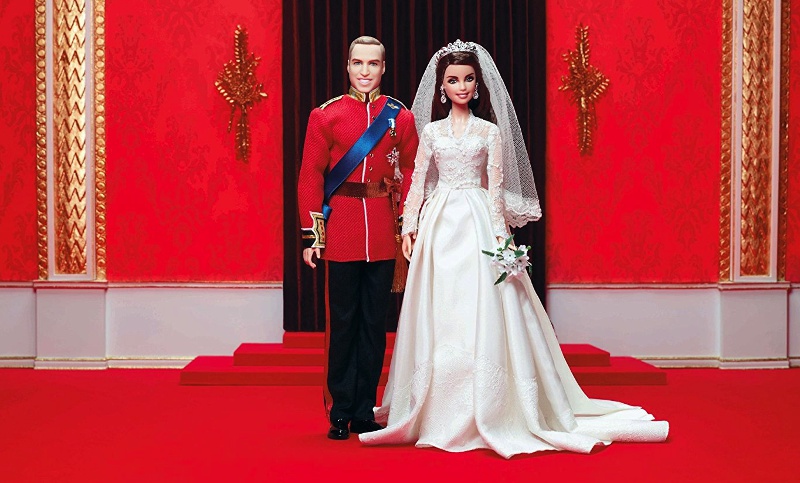 Kate and Will’s fairy-tale wedding, commemorated by Mattel