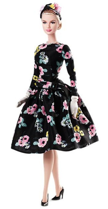 Grace Kelly Romance doll, garbed in the outfit she wore when she met Rainier at Cannes. Photo courtesy of Mattel