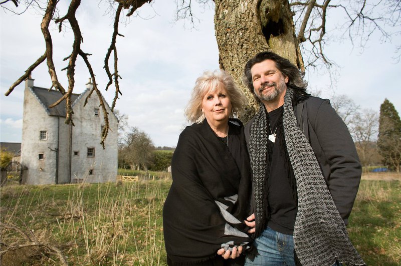 Terry Dresbach and husband Ronald Moore, executive producer of “Outlander.” Photo: Angela Catlin, New York Times