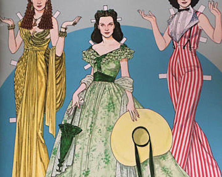 Tom Tierney’s paper-doll dresses for Scarlett
