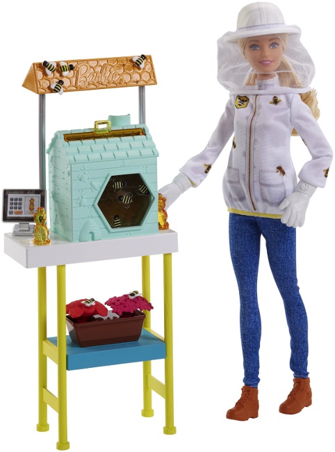 Caucasian Barbie Beekeeper