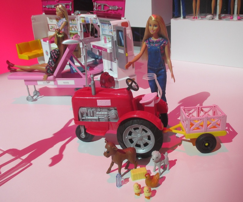 barbie and tractor