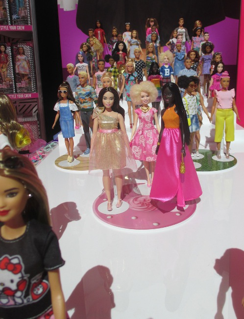 Three of the newest dolls from the Fashionista line at Mattel