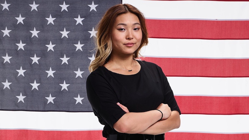 Chloe Kim, All-American Girl. NBC Official Portrait