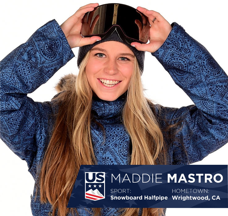Maddie Mastro, Official U.S. 2018 Olympics Team Portrait
