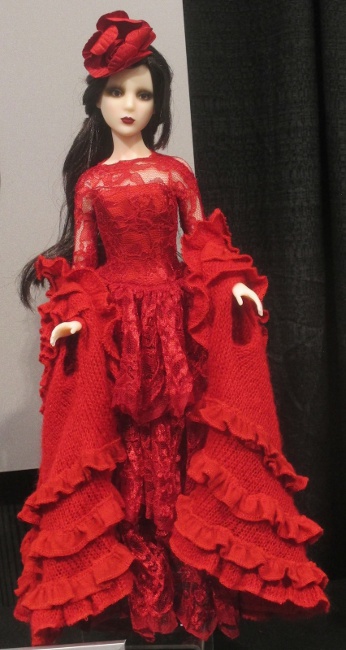 Annora Monet is the Lady in Red.