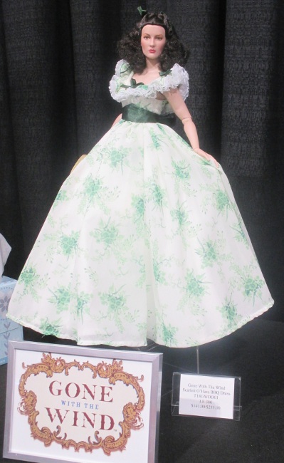 Scarlett O’Hara in the legendary barbecue costume