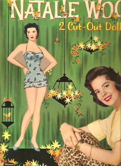1958 Natalie Wood paper doll