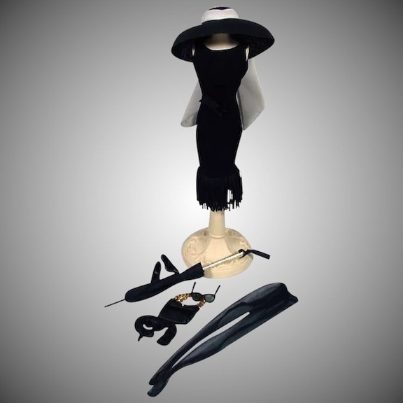 Mattel 1998 Audrey Hepburn black daytime doll ensemble