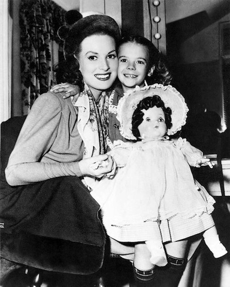 Natalie Wood and Maureen O'Hara