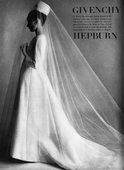 audrey hepburn style wedding gowns