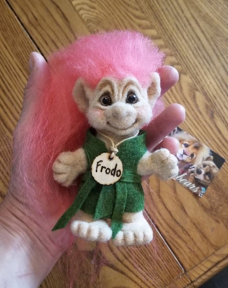 Frodo Troll Doll by Judi Paul