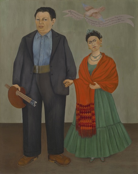 Painting of Diego and Frida