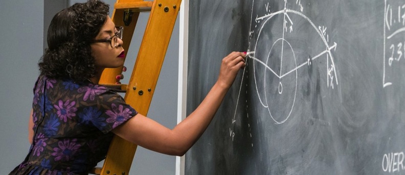 Taraji Henson as Katherine Johnson in Hidden Figures
