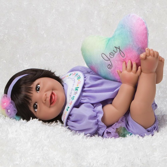 "Joy" baby doll Rainbow Blessings