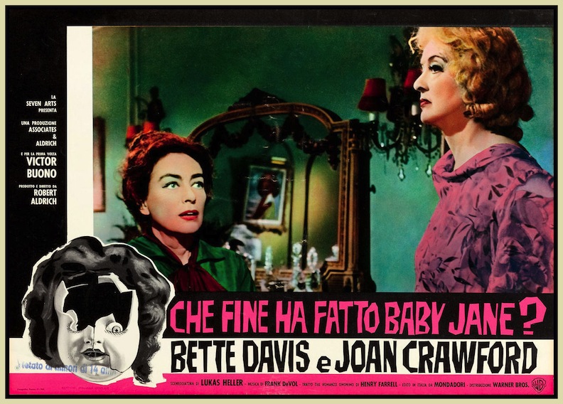 Italian lobby card of "What Ever Happened to Baby Jane?"