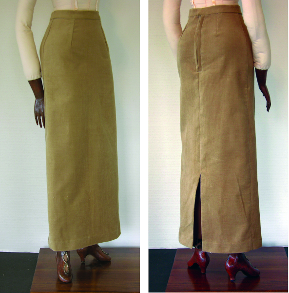 final skirt, front and back