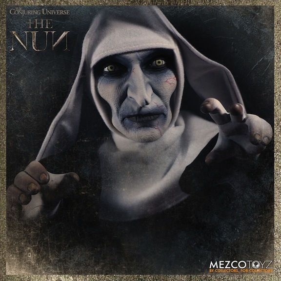 Scary Nun portrait doll from Mezco