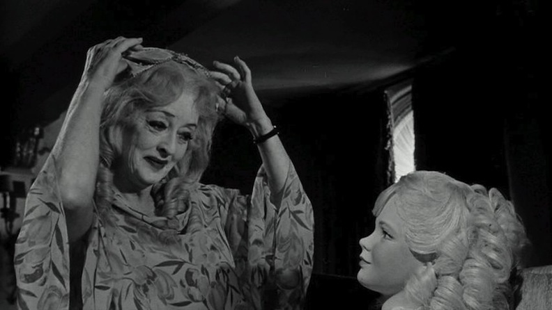 Bette Davis and doll in "What Ever Happened to Baby Jane?"