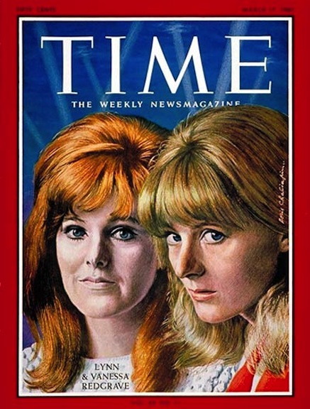 TIME Magazine cover of the Redgrave sisters