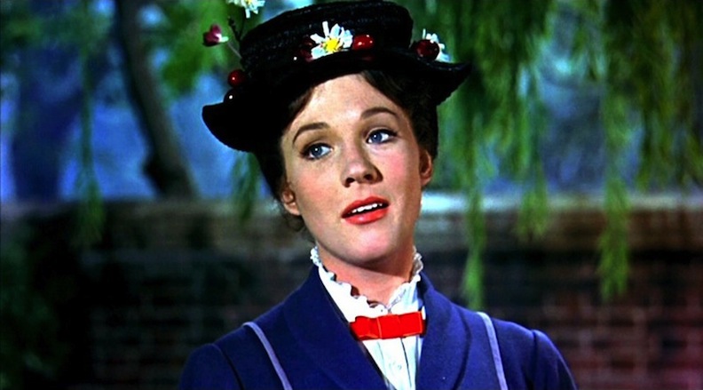 Julie Andrews as Mary Poppins