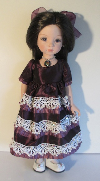 "Little Darling in Violet" by Brenda Mize