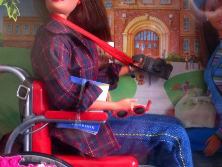 Close up of 1998 wheelchair