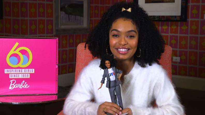 Yara Shahidi and Shero doll for 2019
