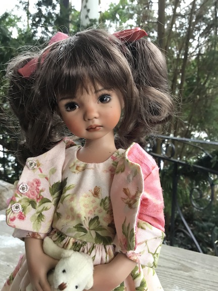 Little Darling #1, mocha, 13 inches