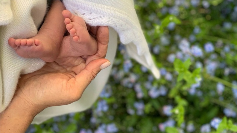 Instagram photo of baby Archie posted by Meghan
