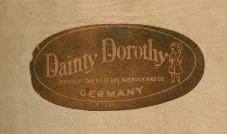 Original Dainty Dorothy label